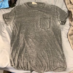 Men’s Grey Extra Long T-shirt